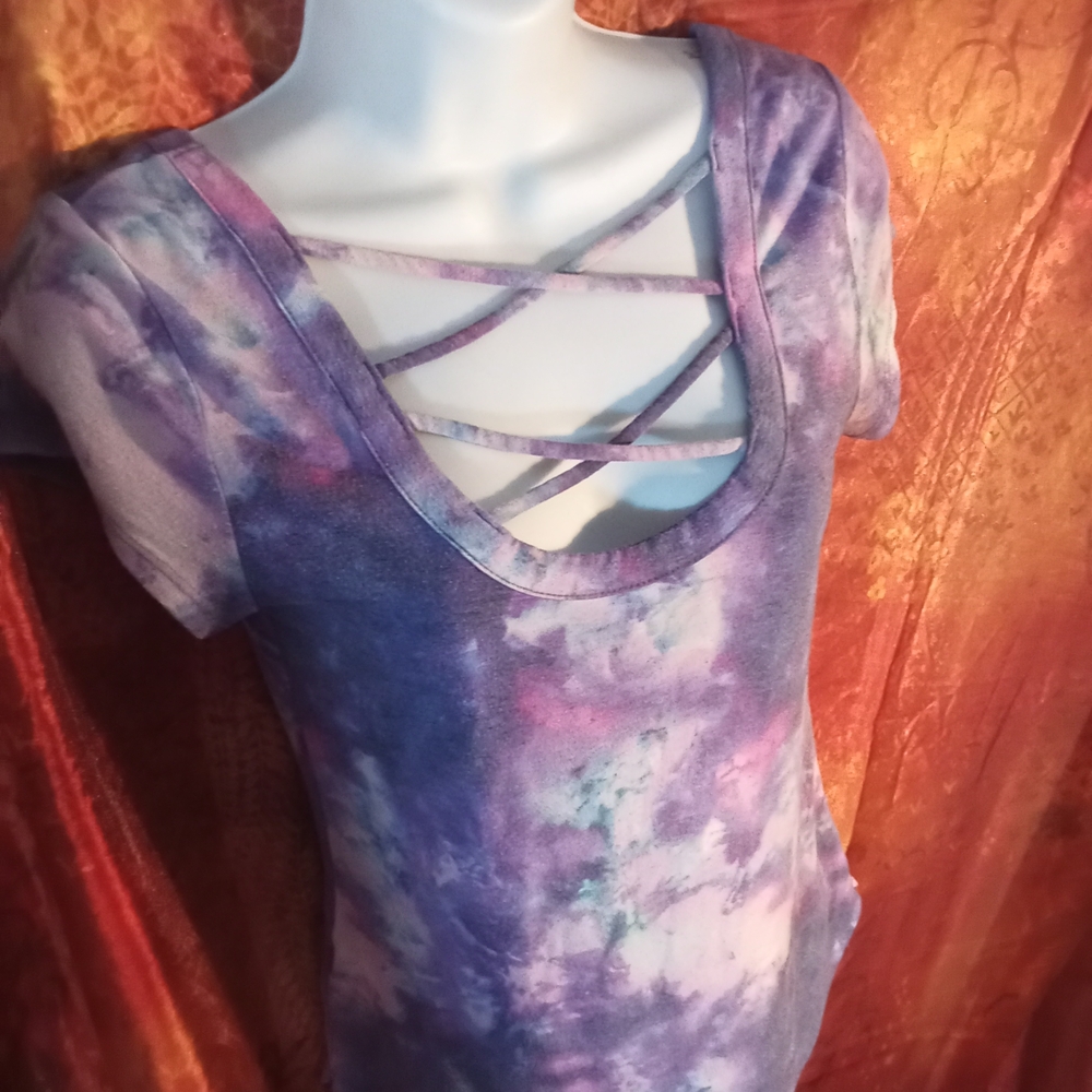 Purple Tie-Dye Women's Top